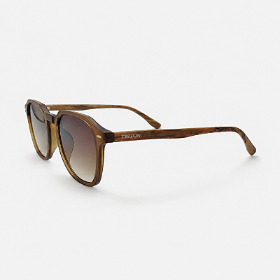 ÓCULOS DE SOL TRITON EYEWEAR QUADRADO ACETATO MARROM