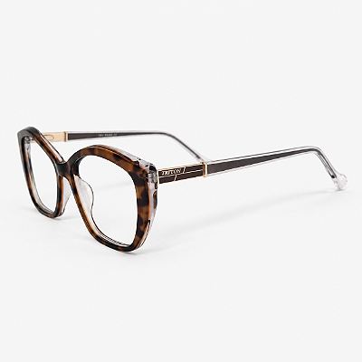 ARMAÇÃO DE GRAU TRITON EYEWEAR GATINHO ACETATO MARROM TARTARUGA