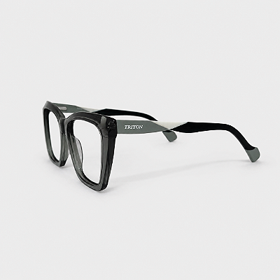 ARMAÇÃO DE GRAU TRITON EYEWEAR GATINHO ACETATO VERDE