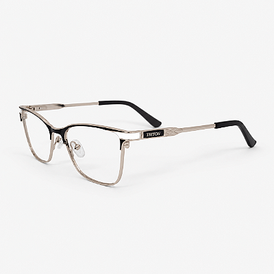 ARMAÇÃO DE GRAU TRITON EYEWEAR RETANGULAR METAL DOURADO