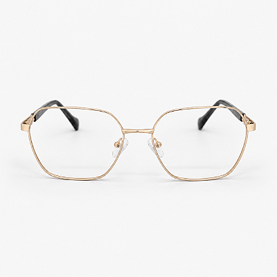 ARMAÇÃO DE GRAU TRITON EYEWEAR QUADRADO METAL DOURADO