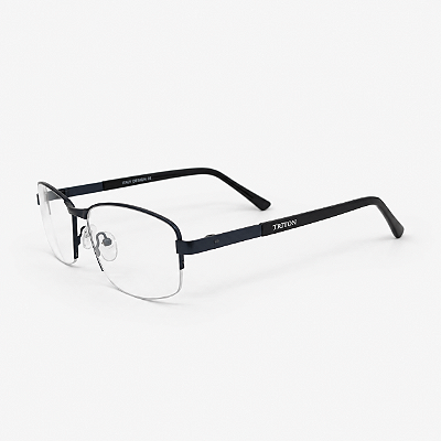 ARMAÇÃO DE GRAU TRITON EYEWEAR RETANGULAR METAL AZUL