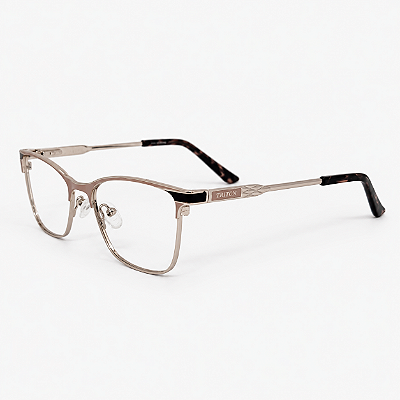 ARMAÇÃO DE GRAU TRITON EYEWEAR RETANGULAR METAL DOURADO