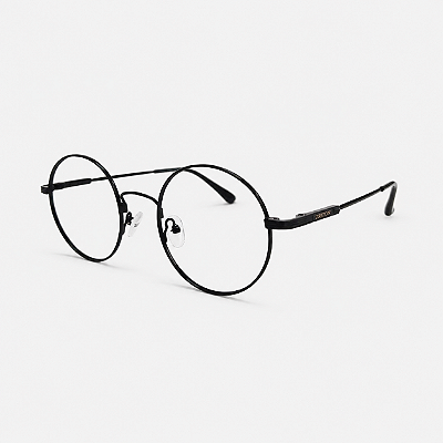 ARMAÇÃO DE GRAU TRITON EYEWEAR REDONDO METAL PRETO
