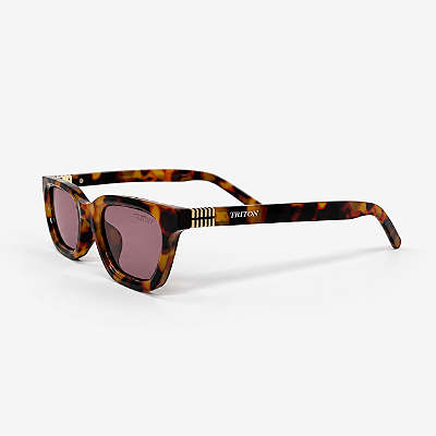 ÓCULOS DE SOL TRITON EYEWEAR GATINHO ACETATO TARTARUGA