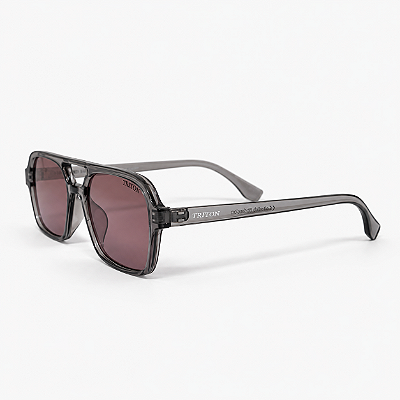 ÓCULOS DE SOL TRITON EYEWEAR QUADRADO ACETATO CINZA
