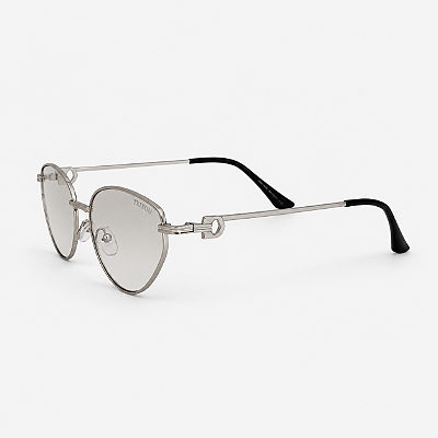 ÓCULOS DE SOL TRITON EYEWEAR GATINHO METAL PRATA