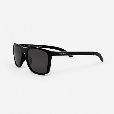 ÓCULOS DE SOL TRITON EYEWEAR POLARIZADO QUADRADO ACETATO PRETO