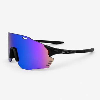 ÓCULOS DE SOL TRITON EYEWEAR ESPORTIVO ACETATO PRETO