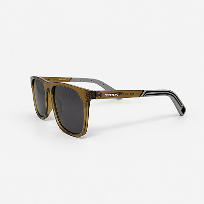 ÓCULOS DE SOL TRITON EYEWEAR POLARIZADO QUADRADO ACETATO VERDE