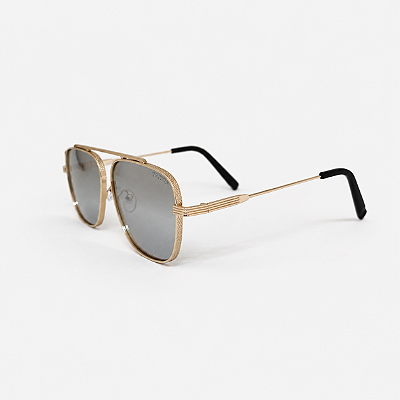 ÓCULOS DE SOL TRITON EYEWEAR AVIADOR METAL DOURADO