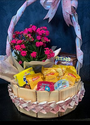 Cesta mini de café da manhã