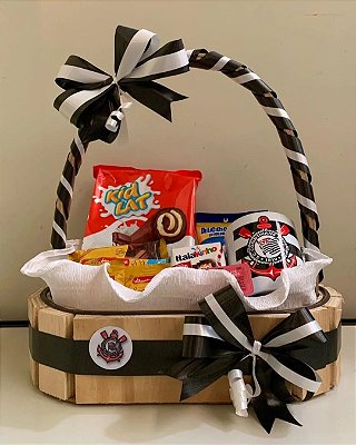 Cesta de café da manhã do co Corinthians