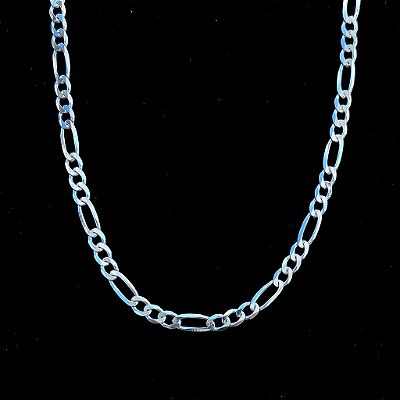 Corrente Masculina de Prata 925 Elo 3x1 – 3mm Fina e Estilosa | Alianças Só Love