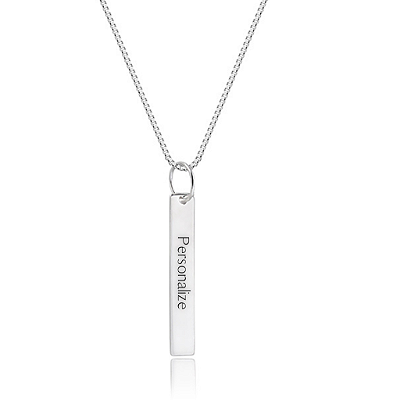Colar de Prata 925 Personalizado Plaquinha – Discreto, Elegante e Cheio de Significado | Alianças Só Love