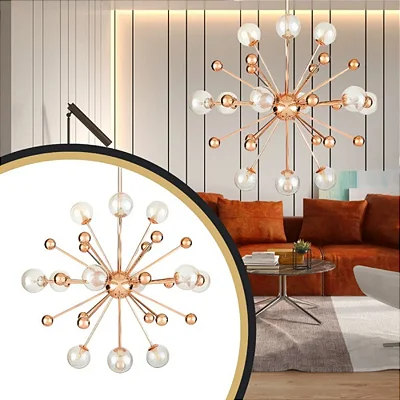 Lustre Pendente Teto Luminaria Sala Jantar Moderno