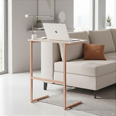 Mesa De Apoio Para Notebook Industrial Pérola Bronze