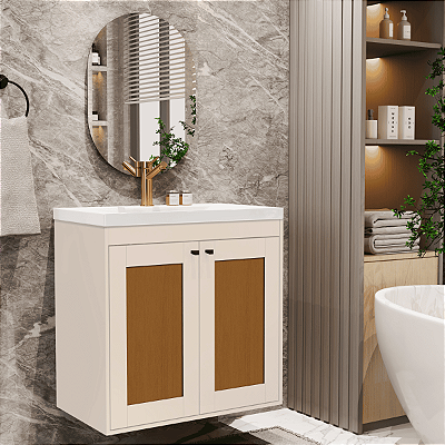 Kit Banheiro Artemis Off White Cedro