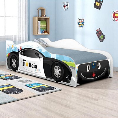Cama Carro Polícia Baby Kids Infantil