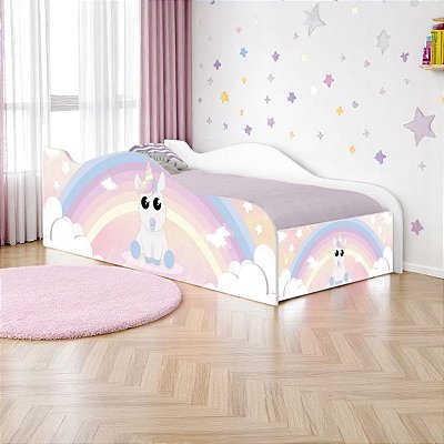 Cama Mobili Solteiro Unicórnio Bebê