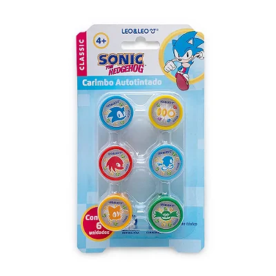 CARIMBO AUTOTINTADO DECORADO SONIC - LEO&LEO
