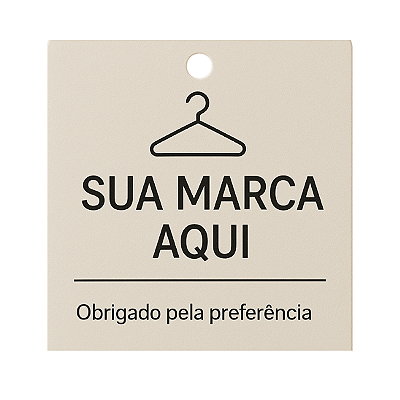 TAG SEM ADESIVO – 6X6CM – PERSONALIZADO