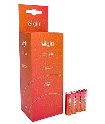 PILHA COMUM ZINCO AA - ELGIN
