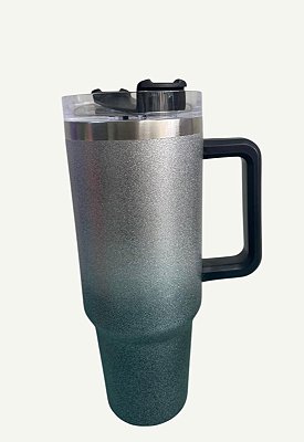 COPO ESTILO "STANLEY" - VIRGINIA GLITTER PRETO