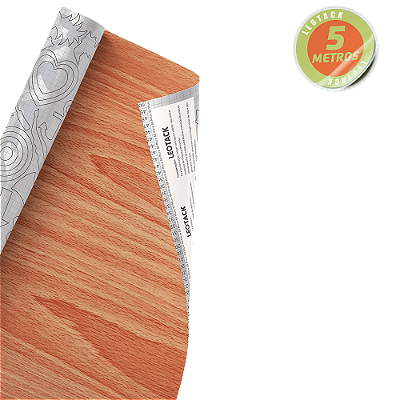 AUTO ADESIVO MADEIRA ANGICO 80MIC - LEOARTE