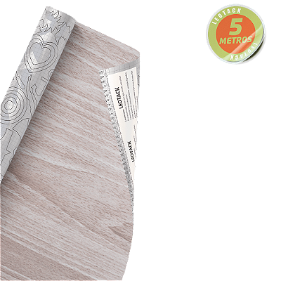 AUTO ADESIVO MADEIRA MODERNA 80MIC - LEOARTE