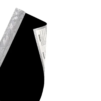 AUTO ADESIVO PRETO 80MIC - LEOARTE