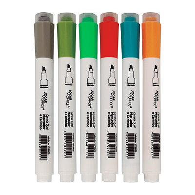 CANETA DUAL MARCADOR E CARIMBO - JOCAR OFFICE