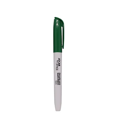 MARCADOR PARA QUADRO BRANCO SLIM VERDE - JOCAR OFFICE