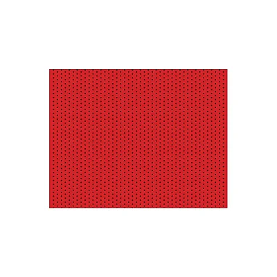 PLACA EVA GRANDE ESTAMPADO POA VERMELHO/PRETO (40CMX60CM) - LEOARTE