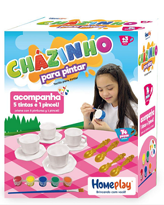 BRINQUEDO PARA COLORIR CHAZINHO PARA COLORIR C/ GUACHE - HOMEPLAY