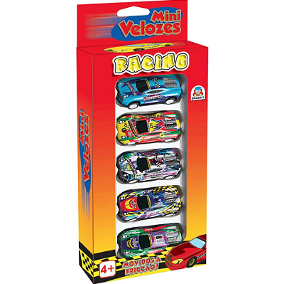 CARRINHO A FRICCAO MINI VELOZES RACING - BRASKIT