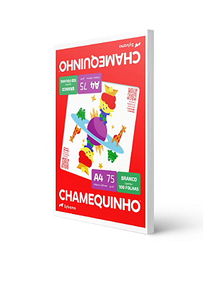 PAPEL SULFITE 75G COM 100 FOLHAS CHAMEQUINHO A4 - CHAMEX