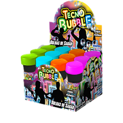 BOLHA DE SABAO TECNO BUBBLE SEM JOGO 50ML - BRASILFLEX