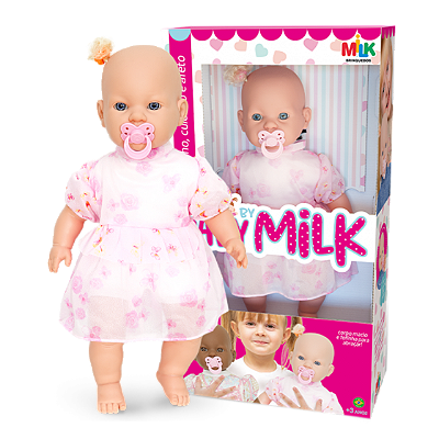 BONECA BABY BY MILK 54CM - MILK BRINQUEDOS