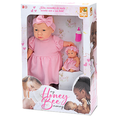 BONECA HONEY BEE C/ IRMA 50CM - BEE TOYS