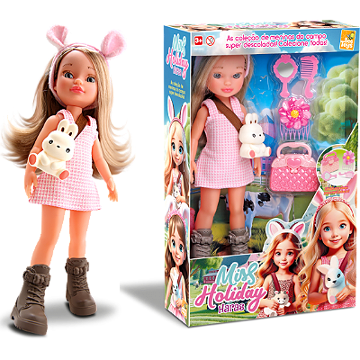 BONECA MISS HOLIDAY HARAS 40CM - BEE TOYS