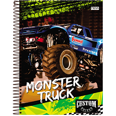 CADERNO ESPIRAL CAPA DURA 10 MATERIAS COM 160 FOLHAS CUSTOM - NOVA CADERNOS