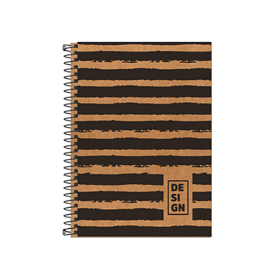 CADERNO ESPIRAL CAPA FLEXIVEL 1/4 COM 48 FOLHAS - ROMITEC