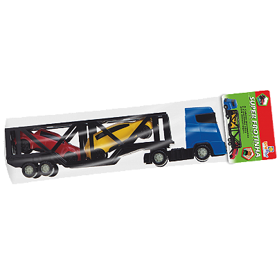 CAMINHAO CEGONHEIRA S. FROTA C/ 2 CARRO 34CM - DIVPLAST