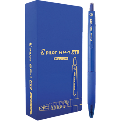 CANETA ESF. BP1 AZUL RETRATIL 1.0MM - PILOT