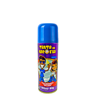 CARNAVAL TINTA P/ CABELO SPRAY 150ML METAL AZUL - IMA AEROSSOIS L