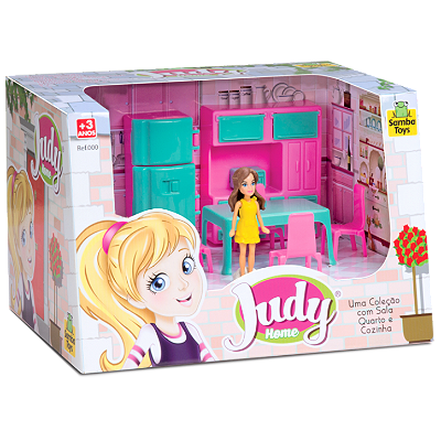 COZINHA DA JUDY C/ BONECA 27CM - SAMBA TOYS