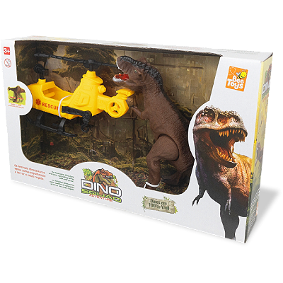 DINO SQUAD ADVENTURE REX 46CM - BEE TOYS