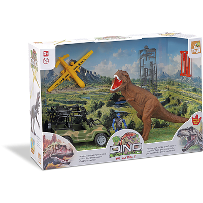 DINO SQUAD PLAYSET REX 58CM - BEE TOYS