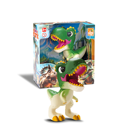 DINOPARK BABY REX VINIL 15CM - BEE TOYS